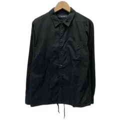 nano universe　プレーンシャツ　長袖　シャツ　トップス　無地　レギュラーカラー　胸ポケット　古着