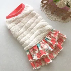 ♡ハンドメイド犬服♡オレンジ蝶々♡Ｓ