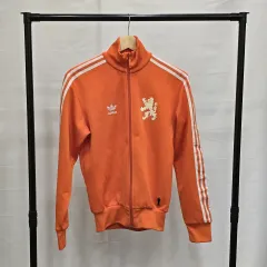アディダス オリジナルス オランダ トラックジャージ オレンジ ジャケット XS 2005 ジップアップ ジャケット