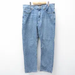 W38/古着 リー Lee ジーンズ ヒゲ 紺 デニム 25nov19