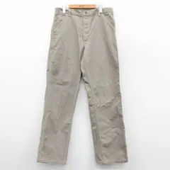 W34/古着 カーハート ペインター パンツ メンズ 90年代 90s ダック地 コットン USA製 ベージュ【spe】 25nov19
