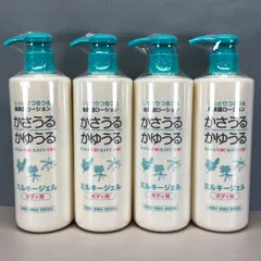 【4本セット】NiD　かさうるかゆうる　ミルキージェル　ポンプ　300ml　高保湿ローション