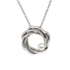 タサキ TASAKI ネックレス シルバー  淡水パール ラウンド レディース【中古】