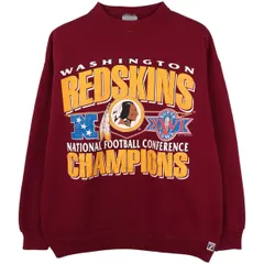 古着 90年代 ロゴセブン LOGO7 NFL WASHINGTON REDSKINS ワシントンレッドスキンズ プリントスウェットシャツ トレーナー/eaa606272