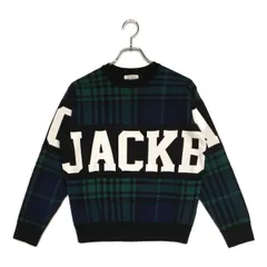 中古 レディース ジャックバニー Jack Bunny!! セーター 1(M) 緑系 チェック柄 訳あり