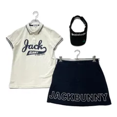 中古 レディース ジャックバニー Jack Bunny!! コーディネートセット 1(M) 初ラウンド コースデビュー バイザー付き