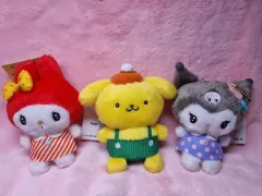 サンリオ マイメロディ/ポムポムプリン/クロミ レトロ ぬいぐるみ セット