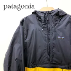 patagonia パタゴニア ナイロンジャケット トレントシェルプルオーバー STY83932 Mサイズ ネイビー イエロー メンズ