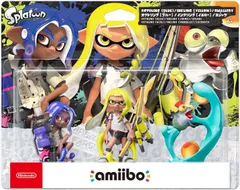 amiibo トリプルセット [インクリング 【イエロー】/ オクトリング 【ブルー】 / コジャケ ] (スプラトゥーンシリーズ) (セ)