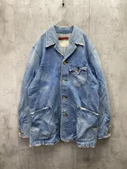 levi's redloop リーバイス レッドループ ダメージ加工 デニムカバーオール ジャケット sizeL/青 ■◇メンズ