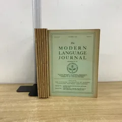 ▲01)【1点限り!】The Modern Language Journal 1968年～1970年 まとめ売り7冊セット/The National Federation/英語/言語学/参考書/洋書/A