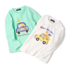 moujonjon 動物プリント長袖Tシャツ　m16807