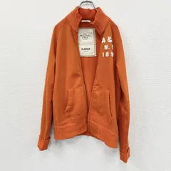 古着 used　ABERCROMBIE&FITCH　アバクロ　スウェットパーカー/フーディー　オレンジ　橙色　XLサイズ