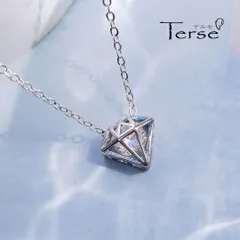 ネックレス ペンダント 一粒ジルコニア ダイヤモンド風 ダイヤ形 ひと粒 揺れる CZダイヤ 透明ジルコ 上品 高級感 きれいめ ミニマル お仕事コーデ 通勤アクセ 大人可愛い エレガント 首元アクセ 首元アクセ プレゼント 誕生日 彼女へ  自分へのご褒美