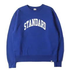 STANDARD CALIFORNIA スタンダードカリフォルニア スウェット ブルー L | 21AW アーチ ロゴ ピマコットン スウェット トレーナー (SD Heavyweight Pima Logo Sweat) | 日本製【メンズ】【中古】