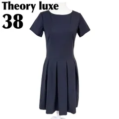 【美品】Theory luxe 半袖ワンピース スカート ボックスプリーツ 38