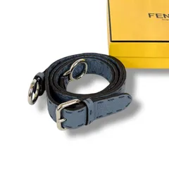 フェンディ　FENDI セレリア　ストラップユー　ショルダーストラップ　ブルー　青　レザーのサムネイル