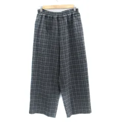ジャーナルスタンダード レリューム JOURNAL STANDARD relume ワイドパンツ ロング丈 チェック柄 F グレー ベージュ /SM23