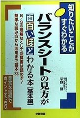 バランスシートの見方が面白いほどわかる本 基本編: 知りたいことがすぐわかる B/Sの理解なくして決算書は読めず!簡単な読み方から活