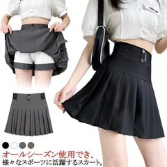 白 ゴルフ スカート プリーツ プリーツスカート ウエストゴム aライン ハイウエスト ミニスカート aラインスカート テニススカート スポーツ インナーパンツ レディース ゴルフウェア 黒 ストレッ#min#
