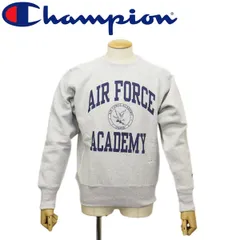 Champion (チャンピオン) C3-C026  リバースウィーブ(R) USAFAクルーネックスウェットシャツ 全4色 CN063 042シルバーグレーxネイビー XL