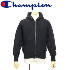 Champion (チャンピオン) C3-Y134  リバースウィーブ(R) ジップフーデッドスウェットシャツ 全3色 CN062 090ブラック S