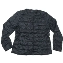 (K0109004)　UNIQLO　ユニクロ　ウルトラライトダウンコンパクトジャケット　ブラック系　L