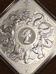 限定999枚 2024年 ニウエ 守護天使 プルーフ銀貨 - メルカリ