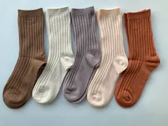 5足セット キッズソックス 子供靴下 コットン 吸汗 通気性 通園 通学 肌にやさしい オールシーズン コットン