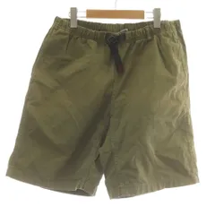 グラミチ GRAMICCI ショートパンツ ハーフパンツ L カーキ ウエストゴム イージー /AU