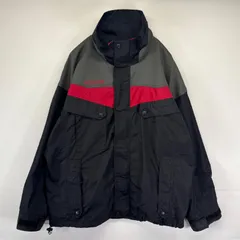 古着 コロンビア Columbia ナイロンジャケット マウンテンジャケット ワンポイントロゴ アウター アウトドア L  ブラック メンズ