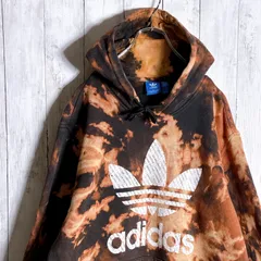 【海外モデル】00s adidas originals タイダイ ブリーチ パーカー Sweat Hoodie Parka 905