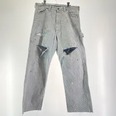 【中古】SAINT MICHAEL 24SS DENIM PANTS HICKORY サイズM SM-YS8-0000-052 セントマイケル 24SS デニムパンツ ヒッコリー[17]のサムネイル