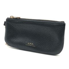 良品 A.P.C. フラグメントケース コインケース レザー グレー - メルカリ
