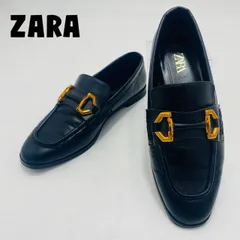 ZARA　ザラ　ビットローファー　EU36　黒