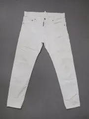 32 正規品 DSQUARED2 スキニー 白デニム