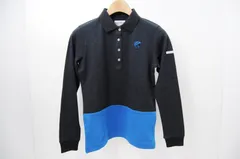 中古 レディース ジャックバニー Jack Bunny!! 長袖ポロシャツ 1(M) 紺×青 ネイビー×ブルー