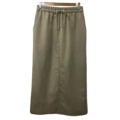 アーバンリサーチ URBAN RESEARCH スカート タイト ロング ウエストゴム 無地 36 ベージュ