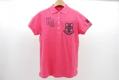 中古 レディース パーリーゲイツ PEARLY GATES 半袖ポロシャツ 1(M) 濃ピンク 鹿の子