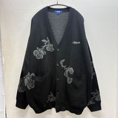 LMC カーディガン レア物 スカーフェイス ブラック＆ホワイト Lサイズ 