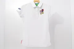 未使用品 レディース ビバハート VIVA HEART 半袖ポロシャツ 38(S) 白 ホワイト