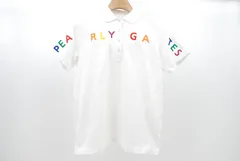 中古 レディース パーリーゲイツ PEARLY GATES 半袖ポロシャツ 1(M) 白 ホワイト ロゴ