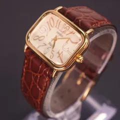 【稼働美品】SEIKO　Ruse レディース腕時計　電池交換済　新品革ベルト