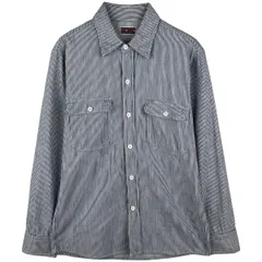 古着 80年代 ビッグマック BIG MAC ヒッコリーストライプ 長袖 ダックワークシャツ メンズXL相当 ヴィンテージ/eaa606737