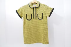 中古 レディース ジャックバニー Jack Bunny!! 半袖ポロシャツ 1(M) 黄×黒 ニット地 ドット