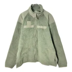 USA製 米軍実物 U.S.ARMY ECWCS GEN3 level3 フリースジャケット ミリタリージャケット  カーキ(メンズ LARGE REGULAR)中古 古着 X1045