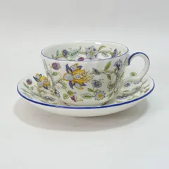 Minton / ミントン ◆【洋食器】ミントン/ハドンホール ブルー カップ＆ソーサー すまい 雑貨 西洋磁器 ギフト【中古】 