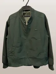 ◆LACOSTE ラコステ Aラインボンバージャケット 36サイズ グリーン系 BF001J アウター 中古◆19910★
