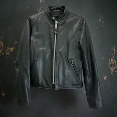 Schott　ショット レディース　ライダースジャケット　シングル　ブラック　黒　S　ラム　羊革　3221004