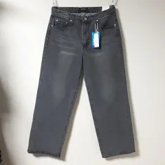 32/THE CROSS グレー ワイド デニム/32-1582